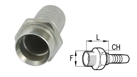 HYDRAULIC CONNECTION BSP MALE DN10-M18X1,5