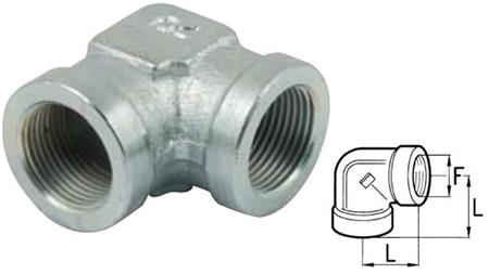HYDRAULINEN KULMA 90° LYHYT NAIS-NAIS 3/8