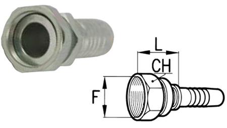 HYDRAULISK FITTING FORBINDELSE NZ 81956