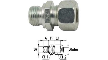 HYDRAULINEN VÄHENTÄJÄ WGE 6 L-1/4