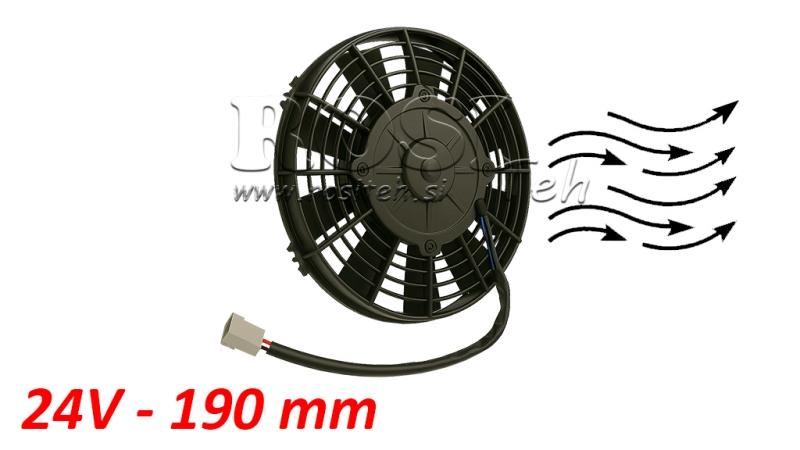 AXIAL FAN 190MM PULLING 24V