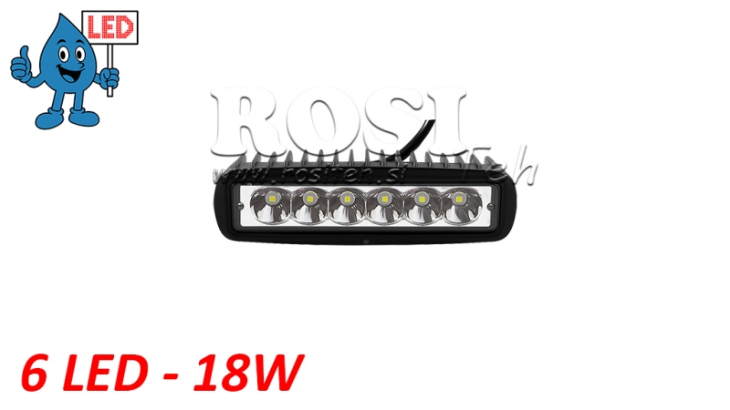 LED TYÖVALO - VALO 6 LED 18W 12V-24V