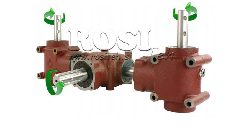 REDUKTORITE KOMPLEKT 1:1.3 (27HP-20kW) KÜLMAKANDJALE L:450 RAUD