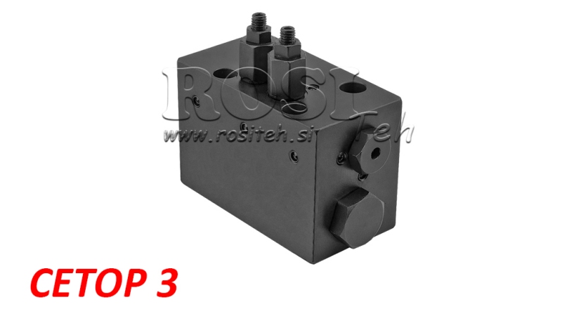 HYDRAULINEN VENTTIILI PYÖRIVÄ MEKAANINEN LANTAAKULJETTAJALLE CETOP3 4/2 RHA