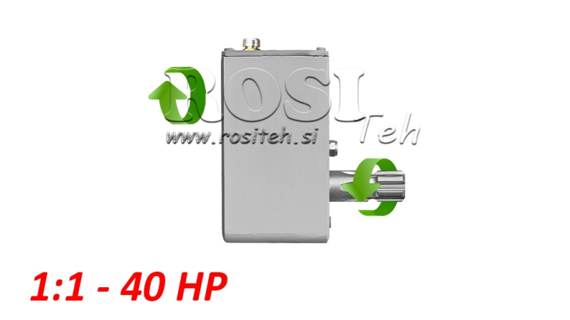 СКОРОСТНА КУТИЯ ЗА ТРАКТОР - ИНВЕРСИЯ 1:1 (40HP-30KW) ЖЕНСКА-МЪЖКА