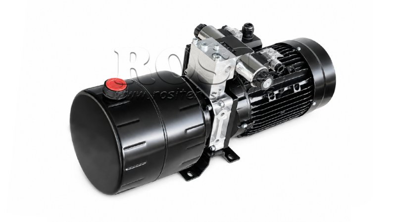 MINI HIDRAVLIČNI AGREGAT 230V AC (1,5 kW) - 5,8 cc - 8,2 lit/min - tank 6 lit
