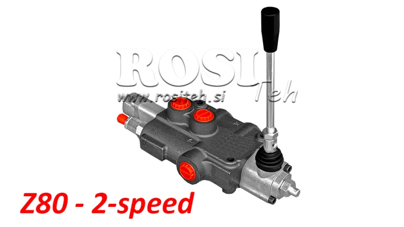 HYDRAULIKVENTIL P80 - DUBBEL HASTIGHET