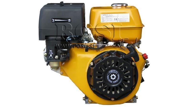 benzinový motor EG4-420cc-9.6kW-13.1HP-3,600 RPM-H-KW25x88.5-manual start