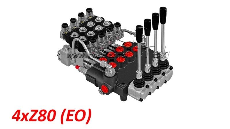 ELEKTRO-MANUELLES HYDRAULISCHES MONOBLOCKVENTIL 4xZ80