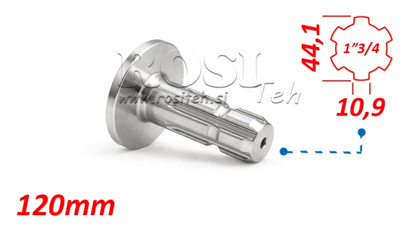 P.T.O. ADAPTER FLANGEGA 1 3/4 L120