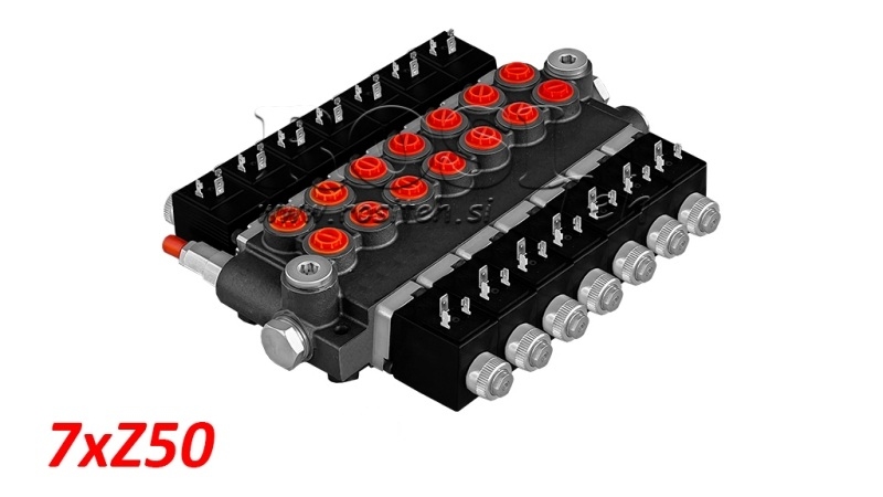 ЕЛЕКТРОХИДРАВЛИЧЕН МОНОБЛОКОВ ВЕНТИЛ 7xZ50