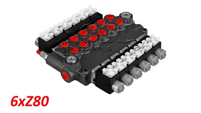 ELEKTROHYDRAULISK MONOBLOKKVENTIL 6xZ80