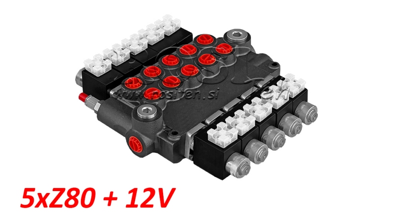 HIDRAULINIS VOŽTUVAS 5XZ80+12V DC