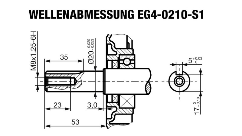 bensiinimootor EG4-200cc-5.10kW-3,600 RPM-H-KW20x53-käsitsi käivitamine