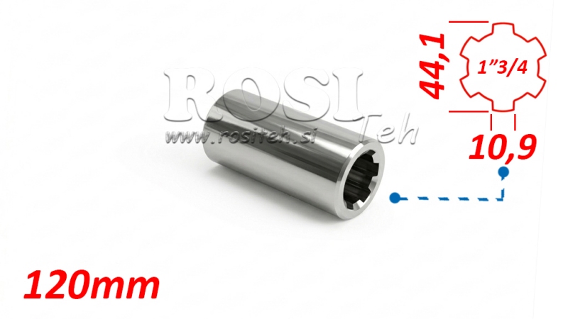 КАРДАНЕН АДАПТЕР ВТУЛКА 1-3/4 (120 mm)