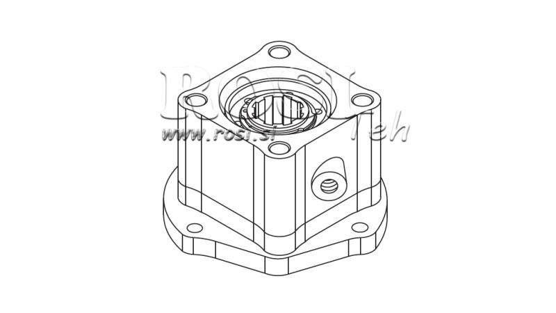 HYDRAULIPUMPUN ULOSTULO - VOLVO R6-1