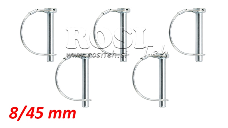 KIINNITYSSOKKA MAAKAIRALLE Φ 8/45 MM (5 KPL)