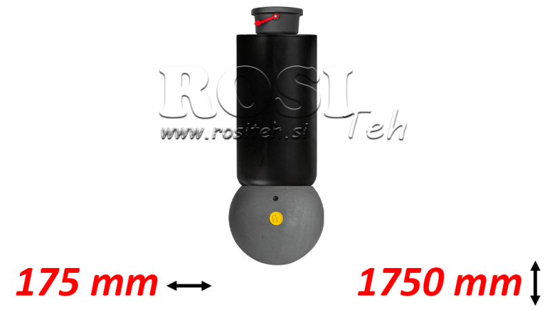 ΤΗΛΕΣΚΟΠΙΚΌΣ ΚΎΛΙΝΔΡΟΣ - MEILLER KIPPER - 5 ΒΑΘΜΊΔΕΣ 175 mm 15 ton - ΔΙΑΔΡΟΜΉ 1750 mm