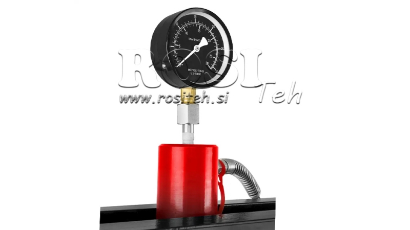 VERKSTAD HYDRAULISK PRESS FÖR LAGER 20T - TVÅHASTIGHET