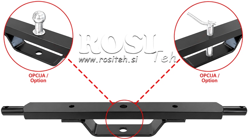 TRAKTORSKA PREČKA HIDRAVLIKE 2.KAT Z NOSILCEM (L-750mm)