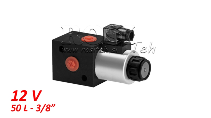 3-WAY VALVE 3/8 12V - 50LIT