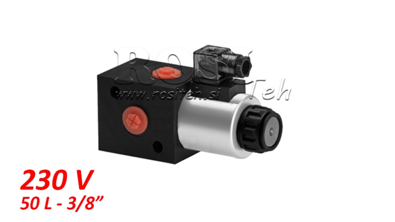 3-TIE VENTTIILI 3/8 220V - 50LIT