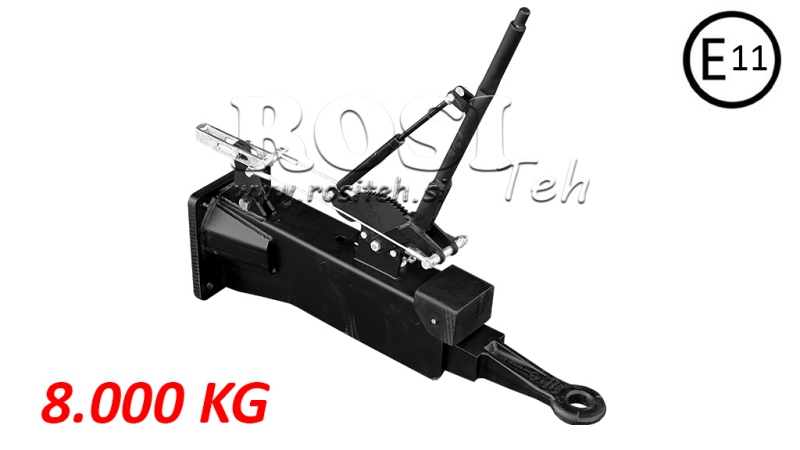 VETOKOUKKU - TRAKTORI-REKKA-YHTEYS 8,000/1,800KG (E11-sertifikaatti)