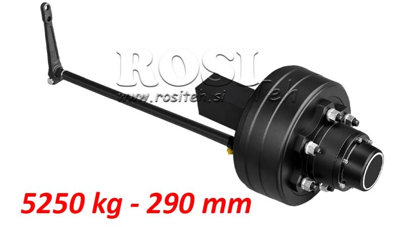 POLOSOVINA Z ZAVORAMI 5.250 kg l.290 mm