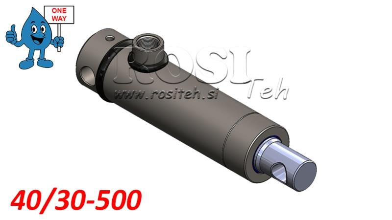 VÉRIN HYDRAULIQUE SIMPLE EFFET 40/30-500