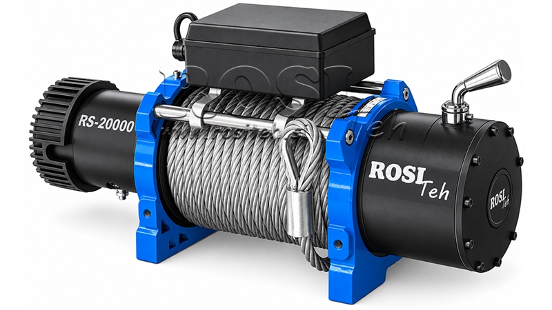 24 V SÄHKÖVINSSI RS-20000 - 9100 KG - TERÄSVAIJERI - ECO