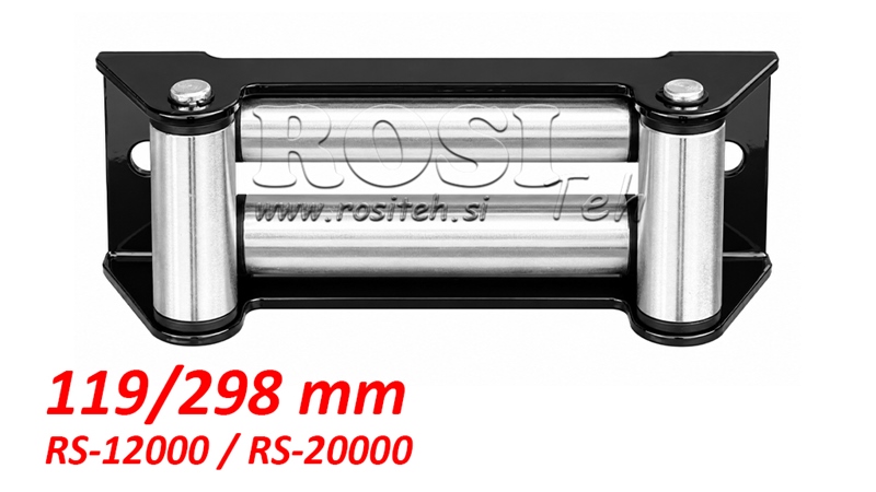 RULLAOHJAIN TERÄSVAIJERILLE (RS-12000 / RS-20000) - 119 x 298 mm