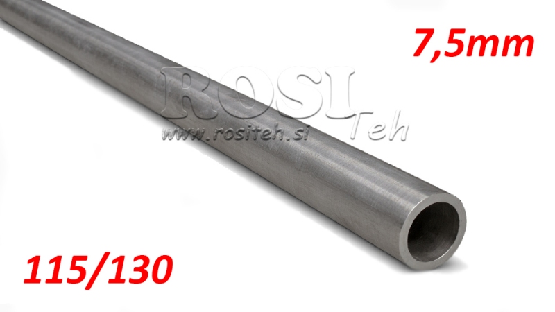 HONED TUBE H9 FOR HYDRAULIC CYLINDER 115/130 - 7,5mm (1000mm)