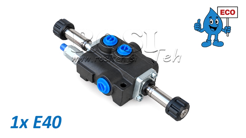 HYDRAULINEN MAGNEETTIVENTTIILI (ILMAN KELOJA) – 1-LOHKOINEN SUUNTAVENTTIILI 1xE40 ECO