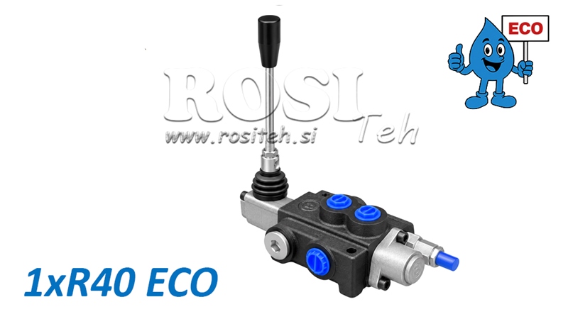 HYDRAULINEN KÄSIVENTTIILI – 1-LOHKOINEN SUUNTAVENTTIILI 1xR40 ECO