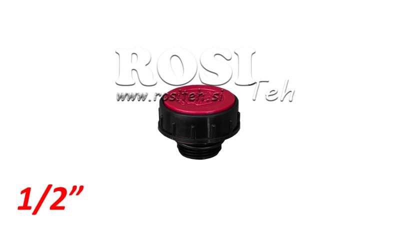 ZÁTKA S NÁPLNÍ 1/2 S VENTILEM