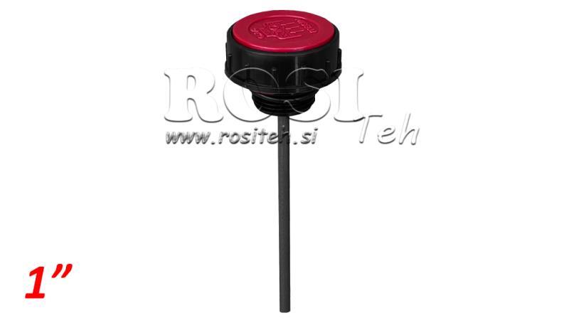 NALIVACÍ ČEP 1 S NIVOJNÍ PALICÍ A VENTILEM