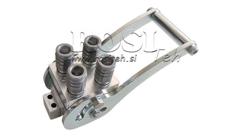 ACOPLAMENTO MULTI-RAPIDO 4 vias BSP1/2 TIPO NOVO COMPLETO
