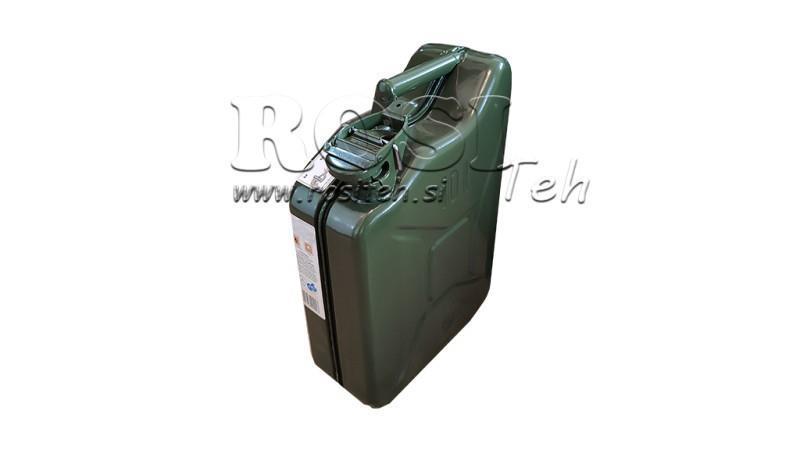 METAAL BRANDSTOF TANK 10 liter