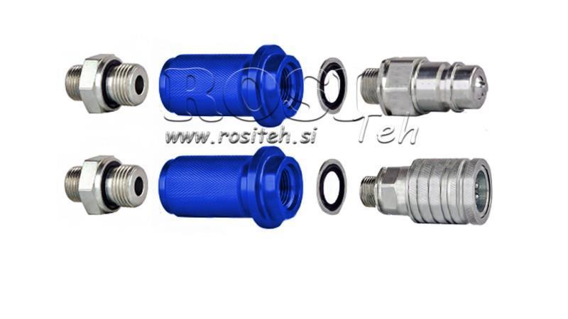 HANDLE QUICK COUPLING MARKING M22-1/2 BLUE