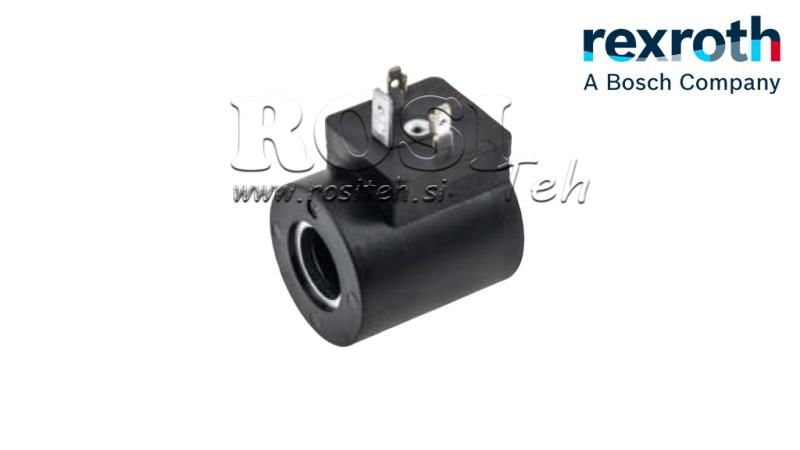 ELEKTROMAGNETICKÁ CÍVKA 12V DC - fi 15.75mm-41mm IP65