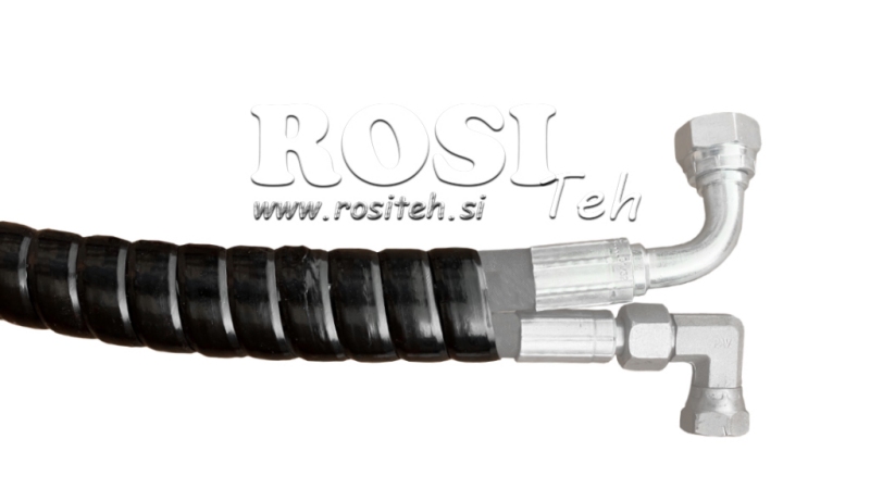 PVC PROTECTIVE SPIRAL 16 X 20 FOR HYDRAULIC HOSE 1/4