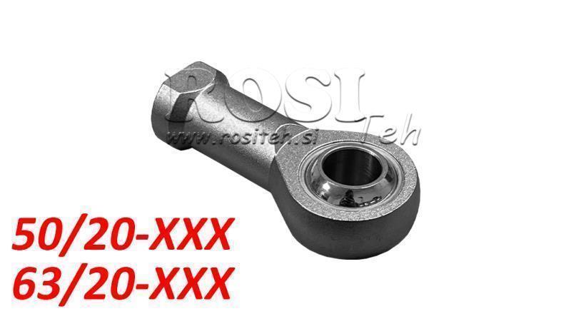 DI MONTAGGIO PER CILINDRO PNEUMATICO PCAS 50/20 - 63/20 (M16x1.5)