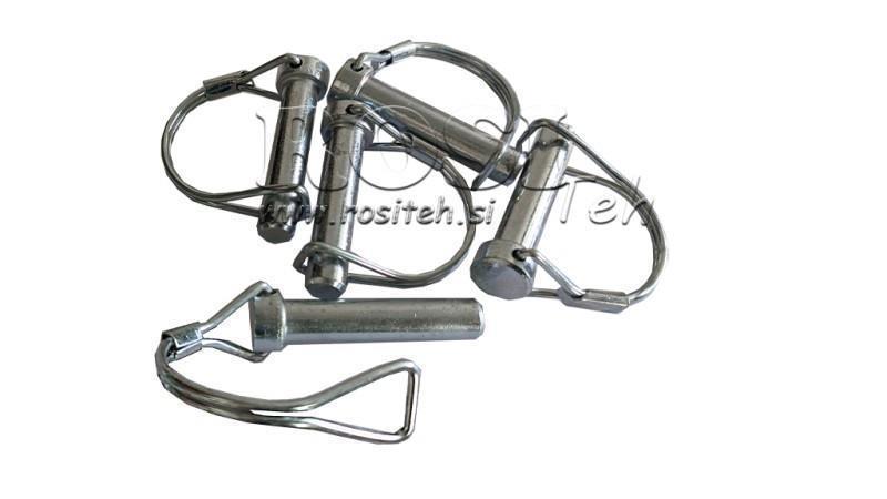 OHUTUSKLAMBRITE KOMPLEKT POOLRINGI fi 8/45 mm (5tk)