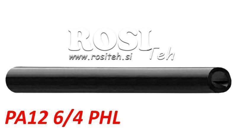 PA 6/4 PA12PHL ZWARTE LUCHTHOES POLYAMIDE DIN74324