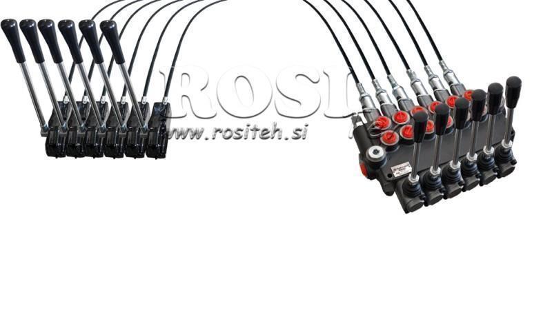 JOYSTICK KAKSOISKAHVA 1.5 m. HYDRAULINEN VENTTIILI 6xP40 litraa