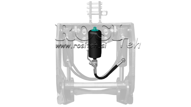 MONTÁŽNÍ SADA PRO HYDRAULICKÝ AKUMULÁTOR PRO PŘEDNÍ HYDRAULIKU TRAKTORU