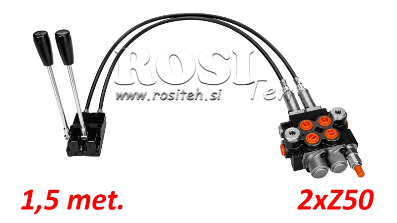 KIT 2xZ50 + JOYSTICK 1 ASENTO L1500