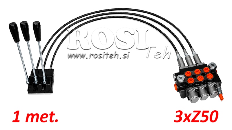 KIT 3xZ50 + JOYSTICK 1 ASENTO L1000