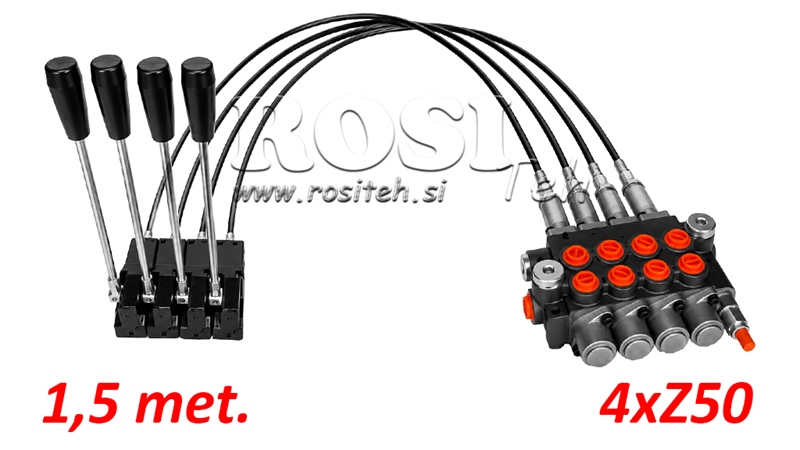 KIT 4xZ50 + JOYSTICK 1 ASENTO L1500