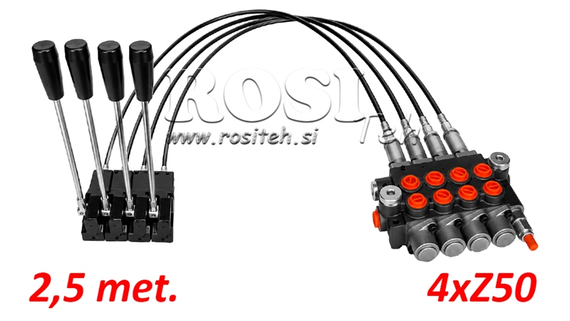 KIT 4xZ50 + JOYSTICK 1 ASENTO L2500